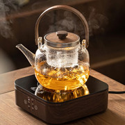 金镶玉煮茶专用电陶炉家用烧水炉，电热围炉煮茶器泡茶玻璃壶套装