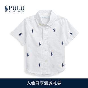 Ralph Lauren/拉夫劳伦婴童 经典款Polo Pony牛津布棉衬衫RL52545