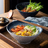 日式餐具陶瓷家用日本牛肉面条汤碗泡面拉面，碗大饭碗高颜值斗笠碗