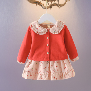 童装新潮款秋装1-2-3岁女童韩版儿童外套女宝宝秋季洋气儿童上衣