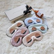 小瑕疵！韩风亮片长睫毛遮光眼罩睡眠柔软舒适透气外出旅行午睡
