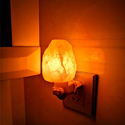 水晶盐灯喜马拉雅自然款壁灯，盐灯卧室床头灯，创意时尚盐壁灯摆件