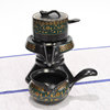 石磨茶具懒人泡茶陶瓷，家用防烫功夫旋转出水冲泡茶器茶壶茶杯盖子