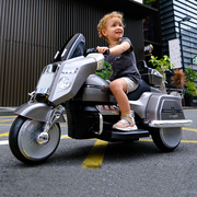 儿童电动三轮摩托车带遥控宝宝玩具车可坐人电瓶双人男女小孩童车