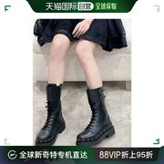 香港直邮潮奢dior女士christiandior黑色铆钉，马丁靴kci778v