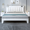 实木床美式1.8米双人床软包1.5米现代简约单人储物床主卧欧式婚床