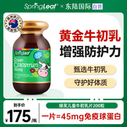 springleaf绿芙儿童牛初乳，片奶片无添加青少，年高钙免疫力保健品