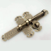 铜仿古大门锁明装插销蝙蝠中式明装插销 仿古中式门栓门锁大门锁