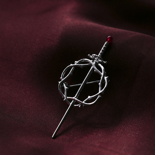 《缝衣针》925纯银，胸针女荆棘，光复号原创设计
