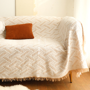 北欧简约纯色沙发套罩沙发盖布万能沙发巾全盖ins风沙发罩沙发垫