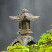 微景观造景摆件小石亭子，花园庭院假山盆景，装饰品摆设中式小石灯塔