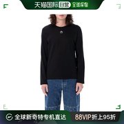 香港直邮Marine Serre 男士有机棉针织素色T恤