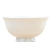 纯白骨瓷餐具套装简约中式北欧创意陶瓷汤面碗盘30头6人家用
