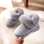 儿童雪地靴冬季男宝宝，0-3岁加绒加厚棉鞋2-8女婴幼儿防滑保暖靴子