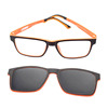 眼镜框板材磁铁夹片3D套镜吸附墨镜近视眼镜男带偏光太阳镜JKK75