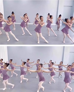 夏季儿童舞蹈服女童吊带练功服少儿芭蕾民族中国舞考级形体裙