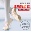 舞蹈鞋女软底练功女童跳舞专用肉色猫爪成人免系带古典中国芭蕾舞