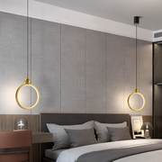 床头吊灯简约现代极简创意2024北欧温馨浪漫客厅房间卧室灯