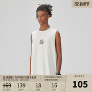 CHINISM  CH休闲运动篮球背心男潮牌美式高街坎肩夏季宽松无袖T恤