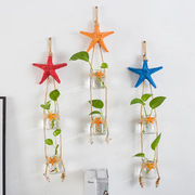 小清新绿水培植物玻璃瓶墙面挂件幼儿园吊饰挂饰家居装饰创意悬挂