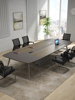 办公桌小型会议桌简约现代长桌条桌6人会议室桌子，8人办公桌椅组合