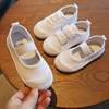 2024春秋季幼儿园鞋校园指定小白鞋儿童帆布鞋男女宝宝童鞋子