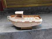 顶推船拖船套材C 拼装木质船模 守护