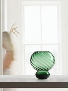 现代间彩色摆件插花瓶创意水培，样板房软装饰品客厅玻璃葫芦形轻奢