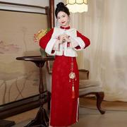 旗袍女新中式女装中国风秀禾服敬酒服2024新娘婚纱礼服伴娘服