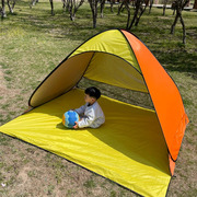 儿童帐篷春游野餐户外露营装备折叠便捷公园沙滩，野营防晒防雨防风