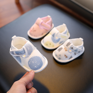 婴儿鞋春夏秋季0-1岁男女，宝宝3-6-12个月5软底，手工棉布鞋学步凉鞋