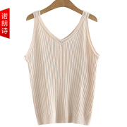 大码胖mm夏装吊带背心弹力，v领欧根纱拼接冰丝，针织内搭夏季打底衫