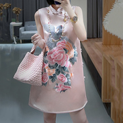 旗袍年轻款高端气质唐装女新中式裙子2023改良中国风民族风连衣裙