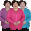 春夏秋中老年大码女装，套装真两件妈妈，装针织衫二百斤胖人加肥