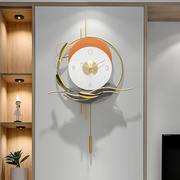 北欧装饰钟表挂墙轻奢挂钟客厅家用钟饰个性创意时钟卧室艺术挂表