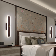 新中式壁灯客厅背景墙卧室床头灯，过道楼梯走廊实木中国风仿古灯具