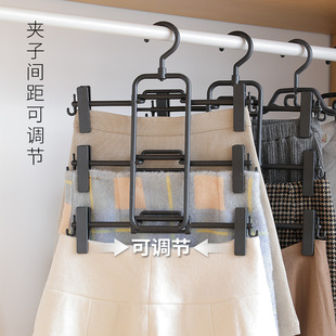 日本连接式裤架衣柜防滑裤架家用多层可拆卸衣架