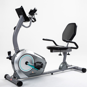 磁控卧式下肢功率自行车老人健身下肢，肌力主动协调训练康复器材