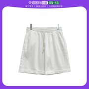 韩国直邮bullanggirls亚麻，材质卷边设计5分裤麻布裤子夏季裤