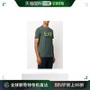 香港直邮Emporio Armani阿玛尼男士T恤字母印花深绿色短袖舒适