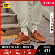 cat卡特23男士户外休闲舒适出行经典牛皮，防滑耐磨低帮休闲鞋