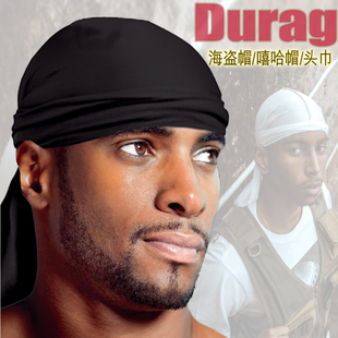 durag包头巾Hiphop街舞嘻哈黑人西海岸匪帮说唱篮球bboy海盗套帽