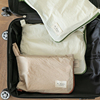 述物轻薄旅行收纳袋防水内衣收纳包衣物(包衣物)拉链，行李箱整理袋分装袋