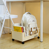 桌下书包置物架包架放置包包可移动滑轮收纳小推车办公室工位神器