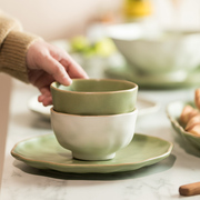 日式碗单个家用2023盘子碗碟餐具套装简约小清新情侣碗筷组合