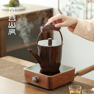 纯手工复古铜壶烧水壶纯紫铜，家用泡茶壶，创意煮水壶家用煮茶器水壶