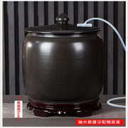 陶瓷水缸储水罐家用厨房泡茶水桶10 15 20升功夫茶抽水油缸带龙头