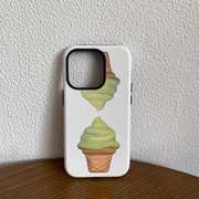 菲林壳二合一抹茶冰淇淋适用于苹果14手机壳iPhone14pro日韩14promax13/11高颜值13pro防摔12pro保护壳xr