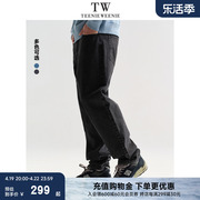 TeenieWeenie小熊男装直筒牛仔裤男2024夏季美式复古宽松裤子