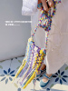 「petite线」yunkixu原创手工编织彩色撞色时尚，流苏斜挎包手机包
